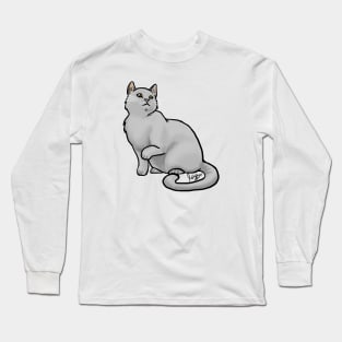 Cat - Eurpoean Shorthair - Gray Long Sleeve T-Shirt